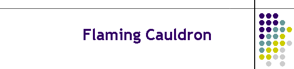 Flaming Cauldron